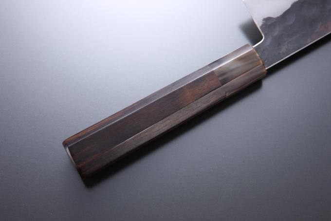柄 柳刃包丁　伝家の宝刀八角黒檀