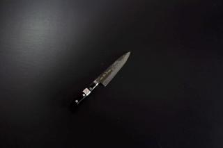 特別提供品 (23)ペティナイフ120mm 黒仕上げ幻の名刀