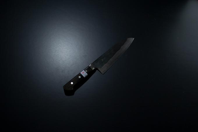 特別提供品 ㊸三徳包丁180mm黒打ち