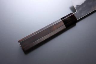 柄 出刃包丁　幻の名刀八角黒檀