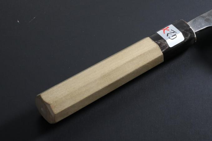 柄 三徳包丁　なしじ八角水牛