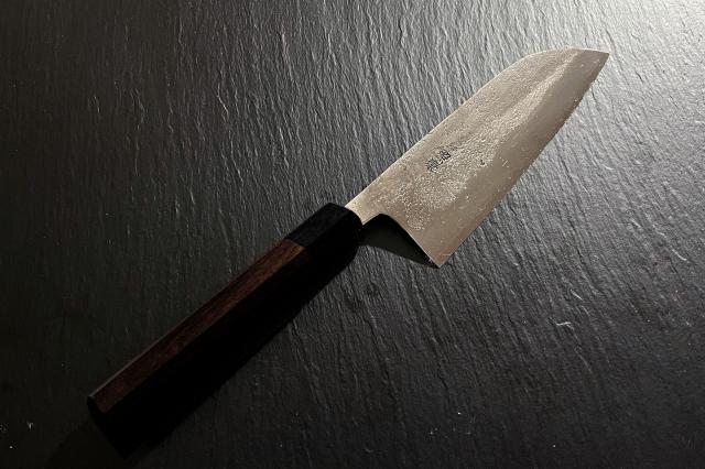 販売会 特別提供品 (31) 三徳包丁なしじ黒檀柄