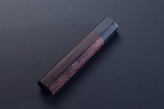 柄 牛刀包丁　伝家の宝刀八角紫檀