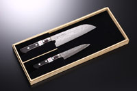 幻の名刀「三徳」セット 三徳包丁180mm+ペティナイフ120mm+キッチン鋏+専用ラッピング